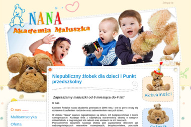 Akademia maluszka "Nana" - Opieka Nad Dziećmi Przecław