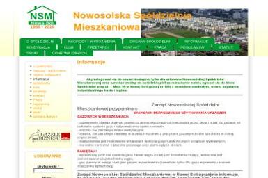 Nowosolska Spółdzielnia Mieszkaniowa - Niwelacja Terenu Nowa Sól