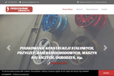 Piaskowanie Zamość - Warsztat Krasnobr&oacute;d