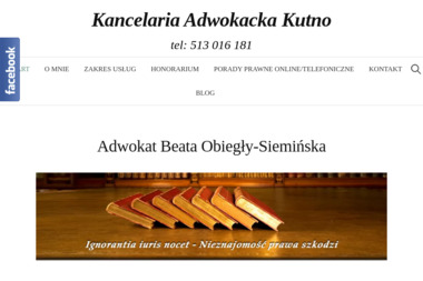Kancelaria Adwokacka Adwokat Beata Obiegły- Siemińska - Windykacja Kutno