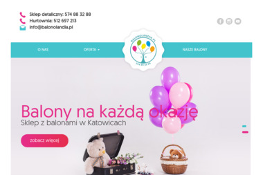 Balonolandia - Pompowanie Balonów Helem Katowice