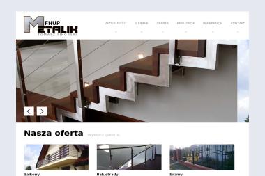 F.H.U.P “METALIK” - Balustrady ze Stali Nierdzewnej Zewnętrzne Rąbień