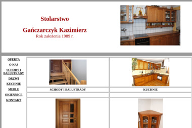 Stolarstwo  Gańczarczyk Kazimierz - Tralki Jasienica