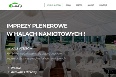 In Hall - Namioty do Wynajęcia Stalowa Wola