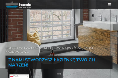 Incepto Łazienki - Wyposażenie łazienki Wrocław