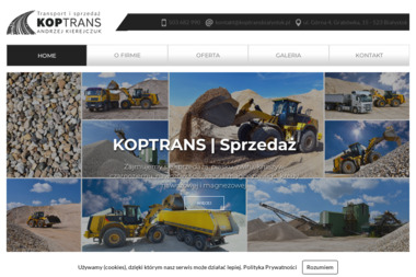Koptrans - Żwir Biały Białystok