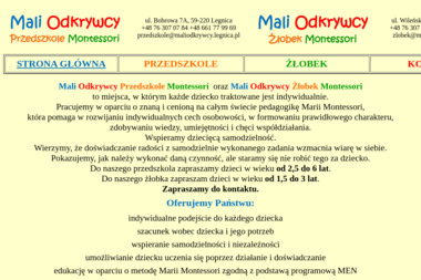 Mali Odkrywcy - Przedszkole Legnica
