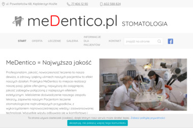 MeDentico - Usługi Stomatologiczne Kędzierzyn - Koźle
