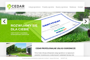 OGRODY CEDAR - Prace działkowe Rożnów