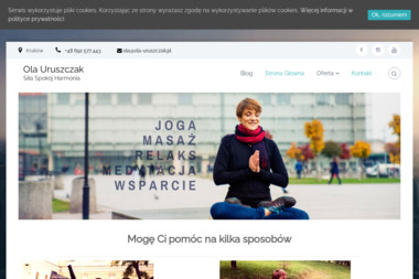 Siła Spok&oacute;j Harmonia - Ola Uruszczak - Zajęcia Jogi Krak&oacute;w