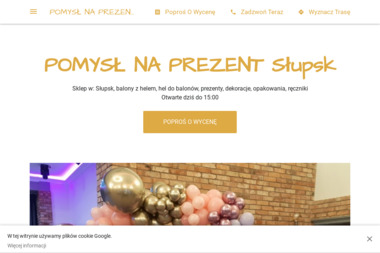 POMYSŁ NA PREZENT - Balony z Helem Słupsk
