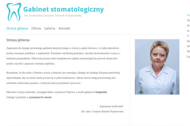 Gabinet Stomatologiczny lek. stomatolog Grażyna Tatarek-Trojanowska - Leczenie Kanałowe Łęczyca