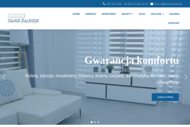 F. H. U. Tanie Żaluzje - Żaluzje, moskitiery Kraków