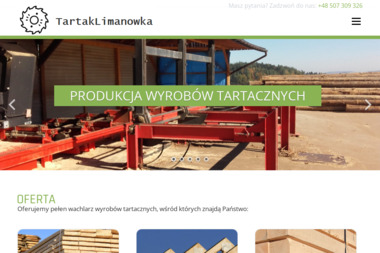 Tartak Limanówka - Tarcica budowlana Jodłownik