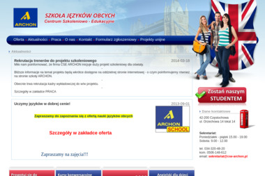 Szkoła Język&oacute;w Obcych ARCHON - Nauka Języka Częstochowa