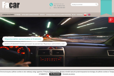 Facar - Wypożyczalnia Samochod&oacute;w Krak&oacute;w