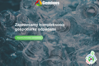 GEMINUS - Przetwarzanie odpadów Warszawa