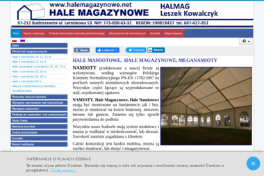 Halmag Leszek Kowalczyk - Wypożyczalnia Namiotów na Imprezy Budziszewice