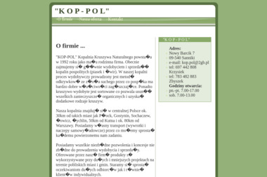 KOP-POL - Żwirownia Sanniki