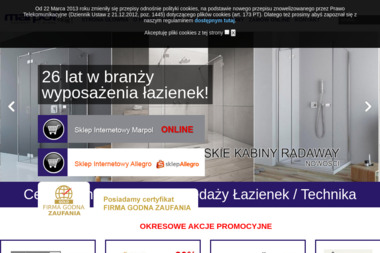 MARPOL - Wyposażenie łazienki Kraków
