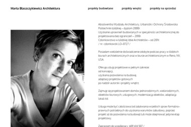 Marta Błaszczykiewicz Biuro Architektoniczne - Dobre Projekty Domów Nowoczesnych Łódź