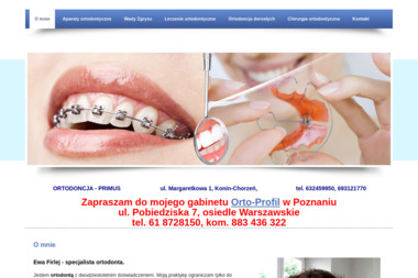 Specjalista Ortodonta Ewa Firlej - Usługi Stomatologiczne Konin