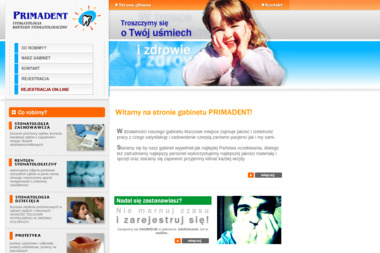Primadent - Stomatologia Rentgen stomatologiczny - Usługi Stomatologiczne Busko-Zdrój