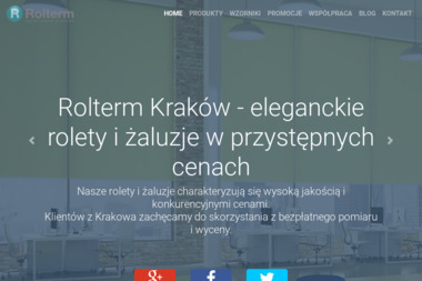 Rolterm - Żaluzje, moskitiery Kraków