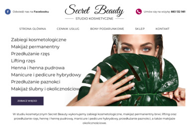 Secret Beauty - studio kosmetyczne - Salon Piękności Goczałkowice-Zdrój