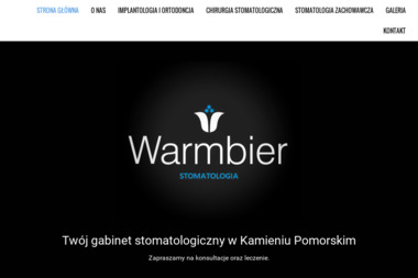 Stomatologia Warmbier - Usługi Stomatologiczne Kamień Pomorski