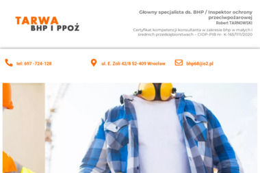 TARWA BHP i PPOŻ - Szkolenie BHP Dla Pracowników Wrocław