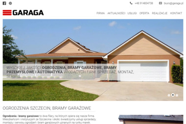 GARAGA - Bramy Garażowe Rolowane Szczecin