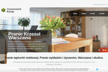 Jeden Euro - Pranie Tapicerki - Pralnia Warszawa