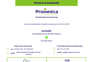 Centrum Medyczne “Promedica” - Ośrodek Odwykowy Chojnice