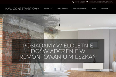 A.W. CONSTRUCTION - Gładzie Zabrze