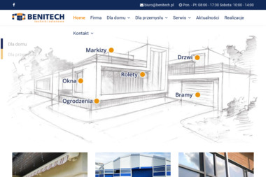 BENITECH - Bramy Ogrodzeniowe Dwuskrzydłowe Szczecin