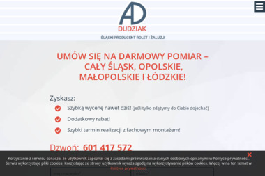 AD Dudziak - Bramy garażowe Jankowice