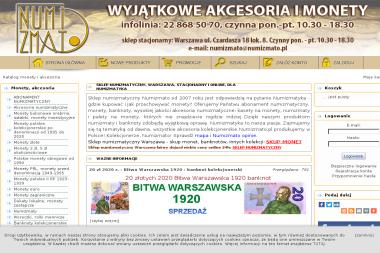 Numizmato - Sklep numizmatyczny - Numizmatyczne Warszawa