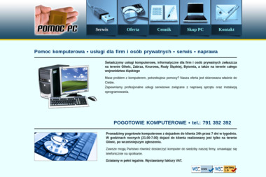 Pomoc PC - Serwis Laptopów Gliwice
