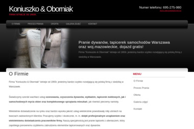 "Koniuszko & Oborniak" - Pralnia Dywanów Warszawa