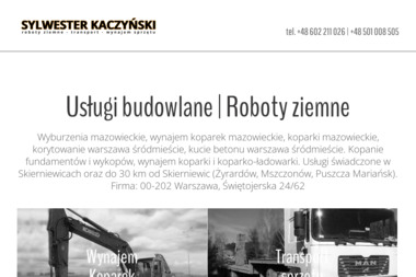 Roboty Ziemne Sylwester Kaczyński - Przewierty Sterowane Warszawa