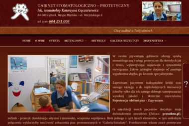Gabinet Stomatologiczno – Protetyczny lek. stomatolog Katarzyna Gączarzewicz - Gabinet Dentystyczny Lębork