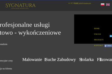 Sygnatura - Najwyższej Klasy Montaż Płyt Gipsowych Kraków