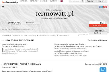TERMO-WATT - Projektant instalacji elektrycznych Racibórz