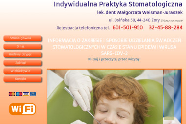 Indywidualna Praktyka Stomatologiczna lek.dent. Małgorzata Weisman-Juraszek - Stomatolog Żory