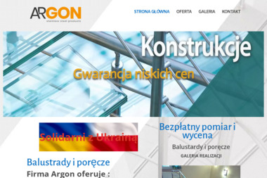 Argon - Balustrady Tarasowe Brzesko