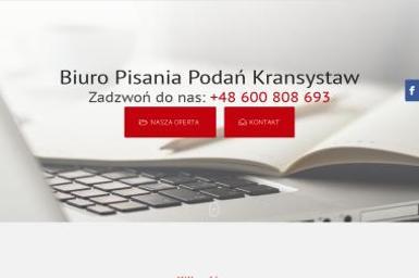BIURO PISANIA PODAŃ - Pisma, wnioski, podania Krasnystaw