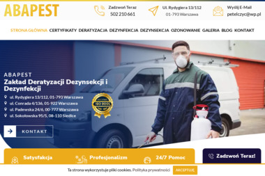 Abapest - Zwalczanie Pluskiew Warszawa