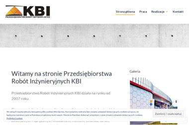 Przedsiębiorstwo Robót Inżynieryjnych K.B.I. - Ściany Oporowe Katowice