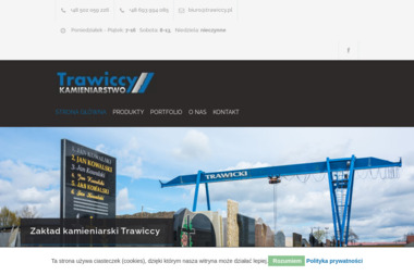 Trawiccy Kamieniarstwo - Nagrobki Kaliska